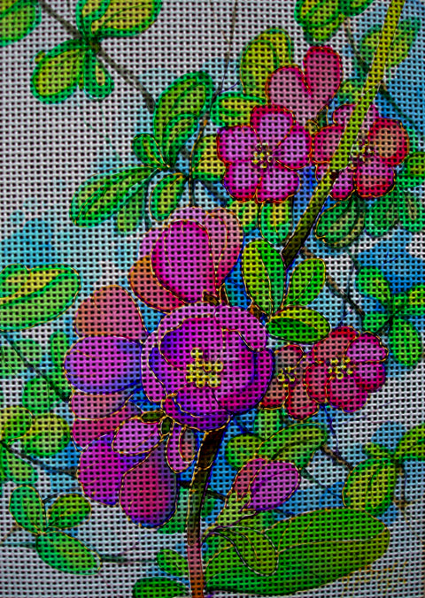 Needlepoint canvas 'Blossoming' by Hromuh Nataliya