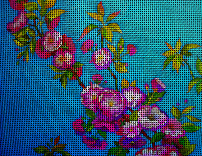 Needlepoint canvas 'Spring blossom' by Hromuh Nataliya