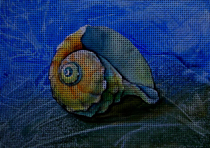 Needlepoint canvas 'Sea miracles' by Hromuh Nataliya