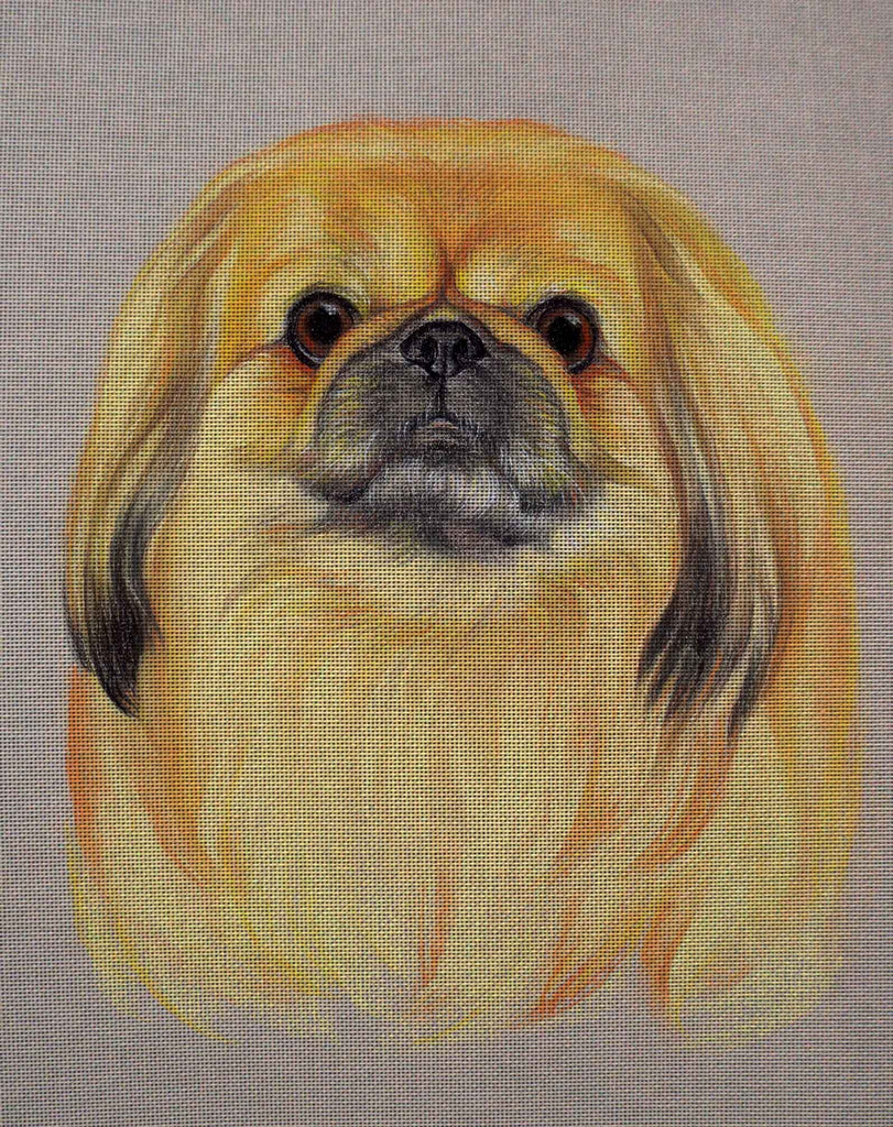 Needlepoint canvas 'Peke dog Bonny'