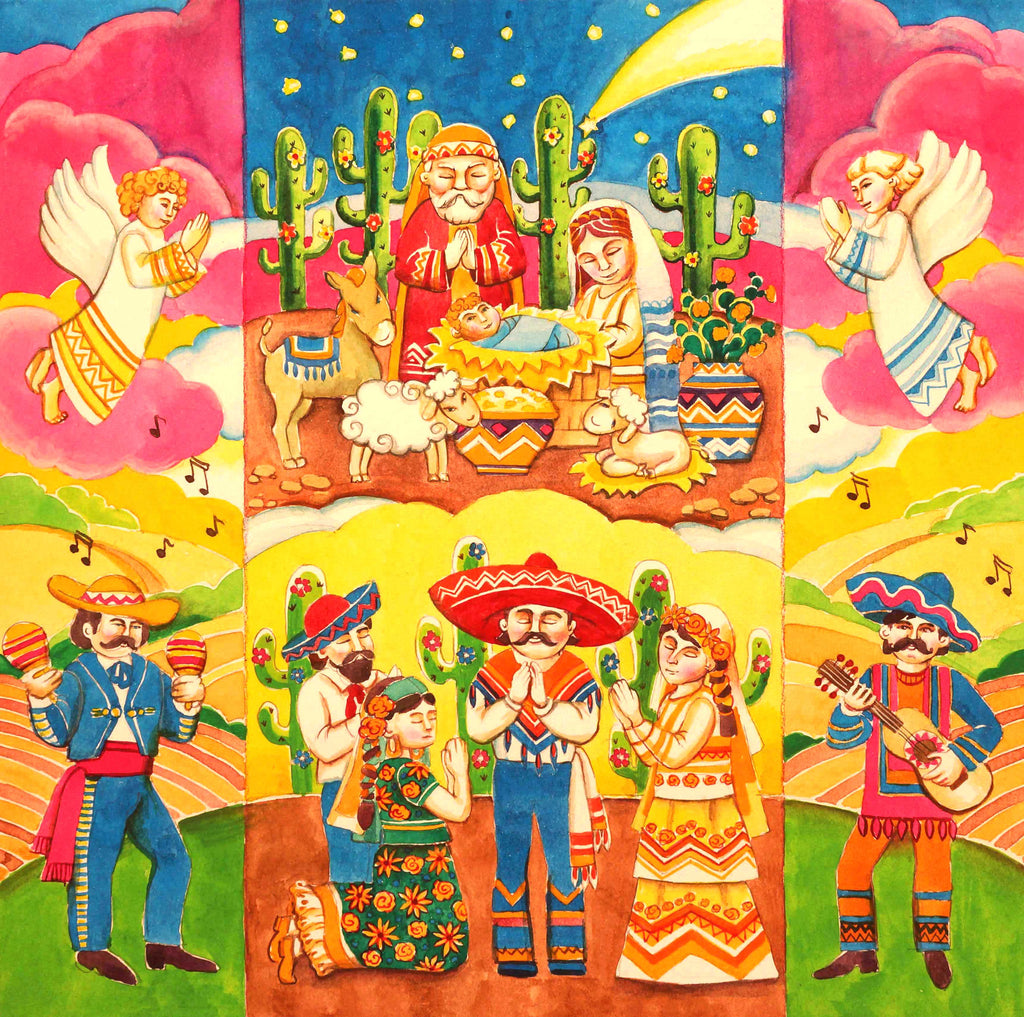 Needlepoint canvas 'Mexican Nativity' by Stitch Art