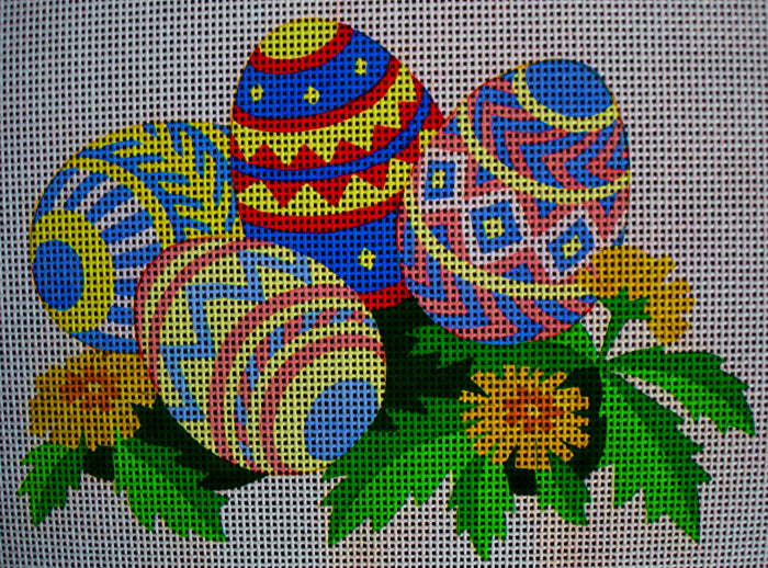 Needlepoint canvas 'Easter Eggs' by Stitch Art