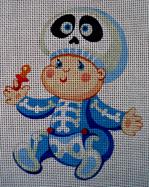 Needlepoint canvas 'Halloween Sweet Baby' by Stitch Art