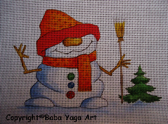 Needlepoint canvas 'Snowman' by Stitch Art